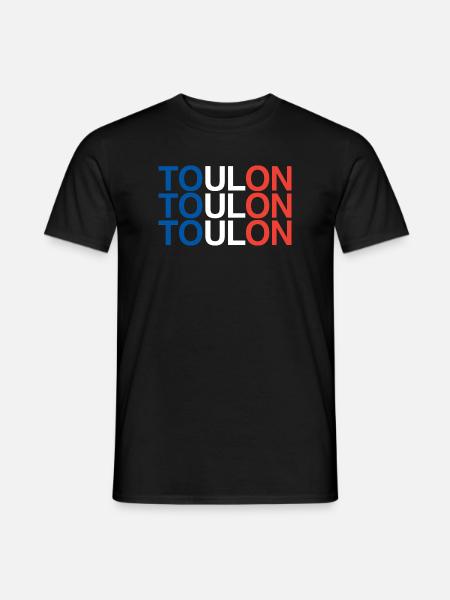Toulon, France, France - Men's T-Shirt - black