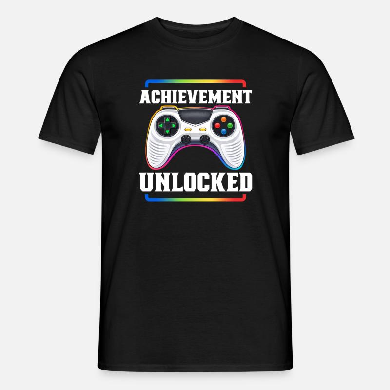 Gaming Gamer Videospiele Controller Zocken Zocker - Männer T-Shirt - Schwarz
