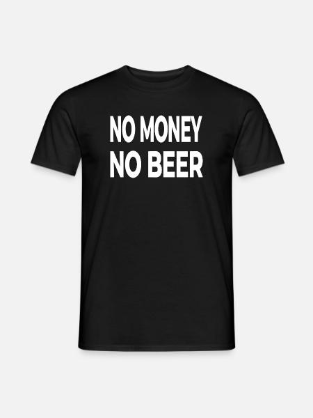 Bier - Männer T-Shirt - Schwarz