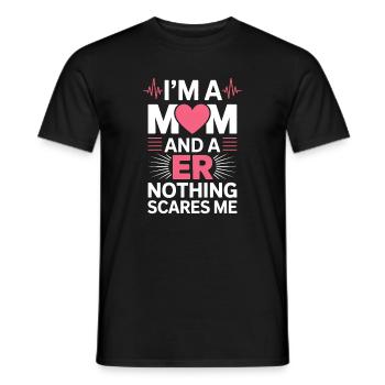 Emergency Room Sayings Gift for Caregivers - Men's T-Shirt - black - Front - AI Model Male 178 light (178cm)