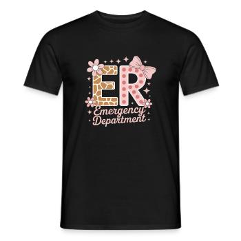 Emergency Room Sayings Gift for Caregivers - Men's T-Shirt - black - Front - AI Model Male 178 light (178cm)