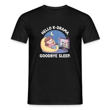 Drame coréen K-Drama Lover Kdrama - T-shirt homme - noir - Devant - AI Model Male 178 light (178cm)