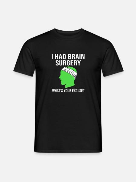 Schädel-Hirn-Trauma Schädelhirntrauma Autounfall - Männer T-Shirt - Schwarz