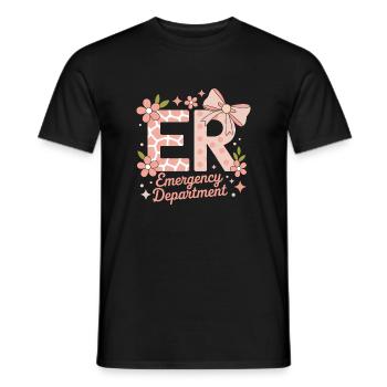 Emergency Room Sayings Gift for Caregivers - Men's T-Shirt - black - Front - AI Model Male 178 light (178cm)