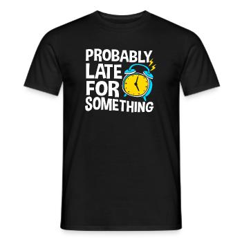 ProkrastinationFaul Faulheit Faulenzer - Männer T-Shirt - Schwarz - Vorne - AI Model Male 178 light (178cm)