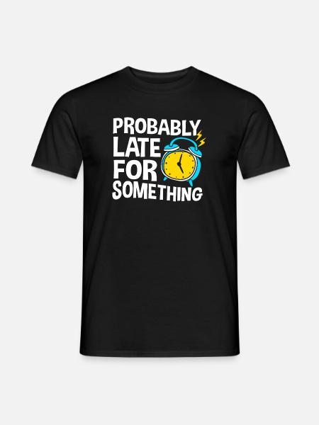 Procrastinationlazy lazy lazy lazy - Men's T-Shirt - black