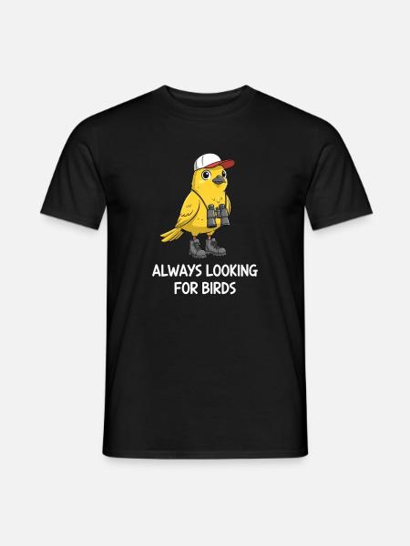 Observation des oiseaux Ornithologue Nerd - T-shirt homme - noir
