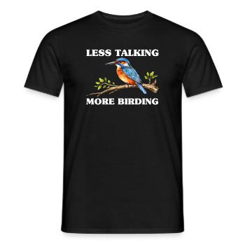 Bird Watching Birding Bird Watcher Bird Nerd - Men's T-Shirt - black - Front - AI Model Male 178 light (178cm)
