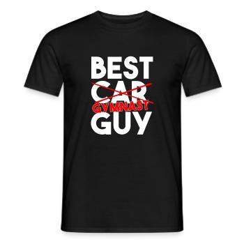 Meilleur gymnaste Slogan drôle d’athlétisme - T-shirt homme - noir - Devant - AI Model Male 178 light (178cm)