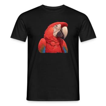 Macaw's Era - Men's T-Shirt - black - Front - AI Model Male 178 light (178cm)