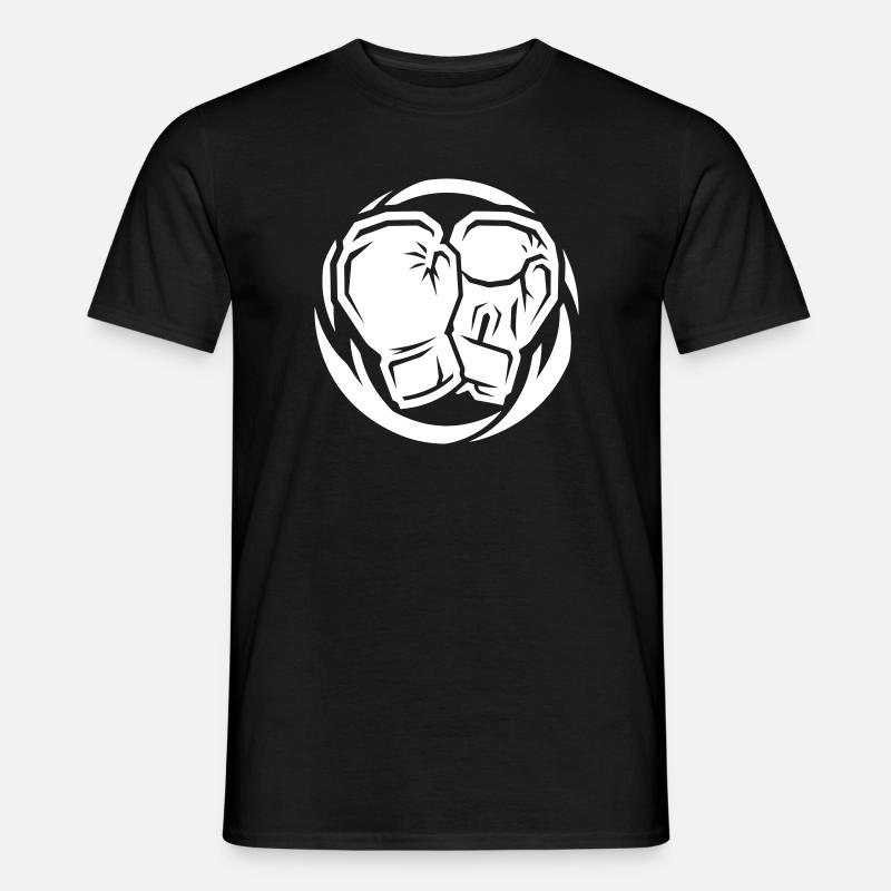 Boxhandschuhe Symbol - Männer T-Shirt - Schwarz