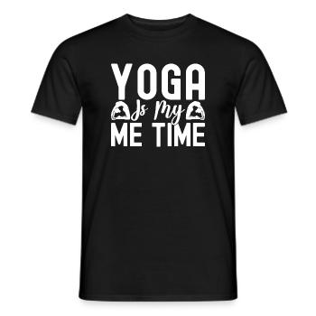 Pilates Enthusiasts Yoga Is My Me Time Pilates - Men's T-Shirt - black - Front - AI Model Male 178 light (178cm)