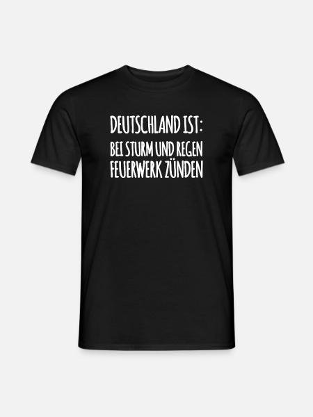 Lustiger Silvester Spruch - Männer T-Shirt - Schwarz