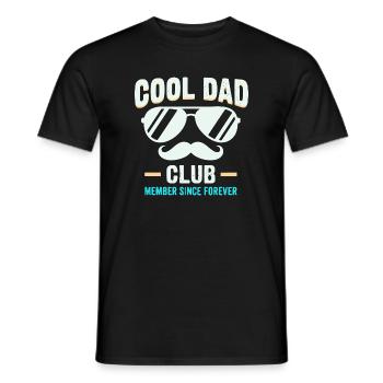 Cool Dad Club, Lustiges Vatertag Papa Hoodie - Männer T-Shirt - Schwarz - Vorne - AI Model Male 178 light (178cm)
