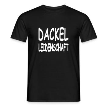 Dackel - Männer T-Shirt - Schwarz - Vorne - AI Model Male 178 light (178cm)