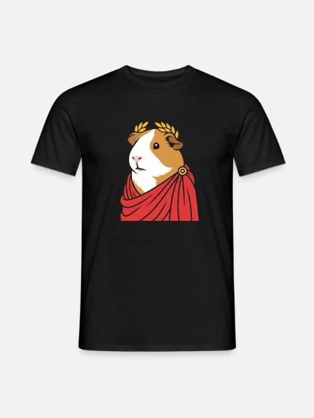 Roman guinea pig toga - Men's T-Shirt - black