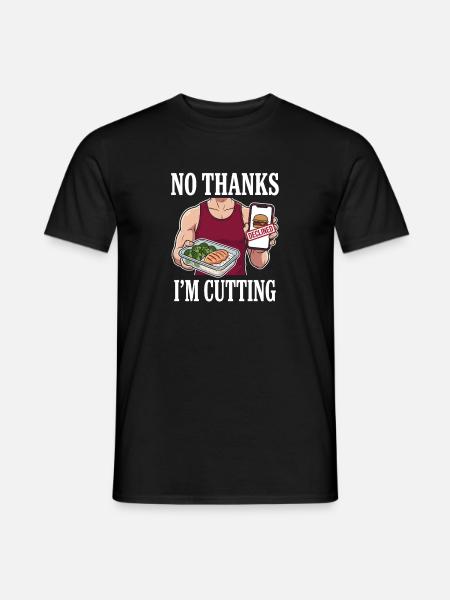 Schnittsaison Bei Reduziertem Kaloriendefizit - Männer T-Shirt - Schwarz