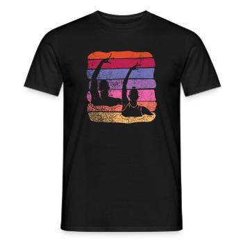 Artistic Swim Team Synchronschwimmen - Männer T-Shirt - Schwarz - Vorne - AI Model Male 178 light (178cm)