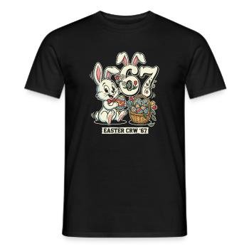 Osterhase 67 Vintage-Design - Männer T-Shirt - Schwarz - Vorne - AI Model Male 178 light (178cm)