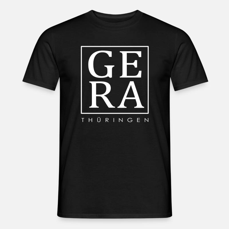 Gera - Thüringen - Männer T-Shirt - Schwarz