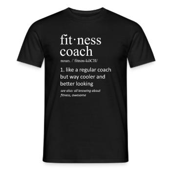 Fitness Heartbeat Gym Workout Pulse Design - T-shirt homme - noir - Devant - AI Model Male 178 light (178cm)
