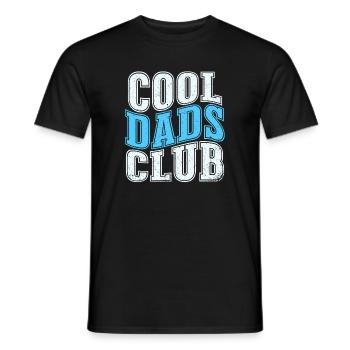 Cool Dads Club - Vatertag Papa Geschenk - Männer T-Shirt - Schwarz - Vorne - AI Model Male 178 light (178cm)