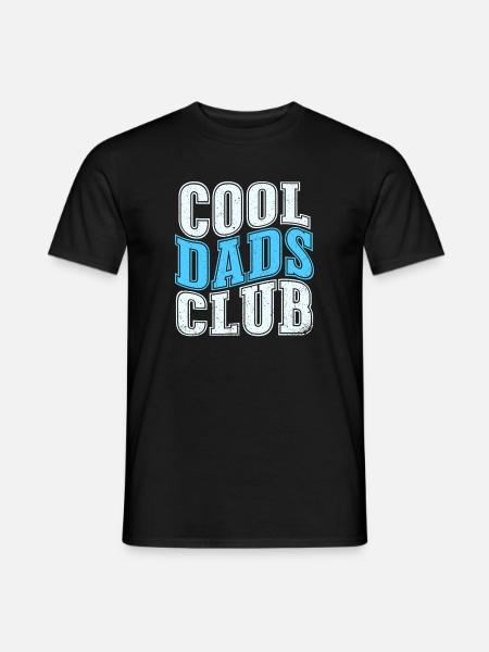 Cool Dads Club - Vatertag Papa Geschenk - Männer T-Shirt - Schwarz