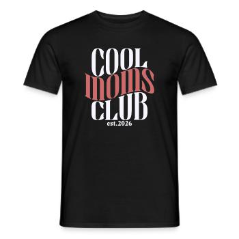 Cool Moms Club - Muttertag Mama Geschenk - Männer T-Shirt - Schwarz - Vorne - AI Model Male 178 light (178cm)