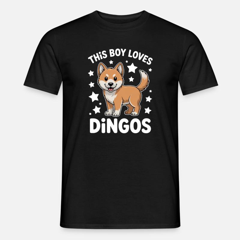 Dingo Sprüche Dingos Lustiges Dingo Geschenk - Männer T-Shirt - Schwarz