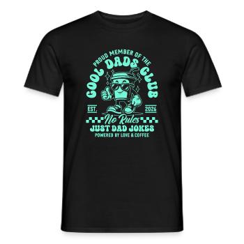 Cool Dads Club - Dad 2026 Gift - Men's T-Shirt - black - Front - AI Model Male 178 light (178cm)
