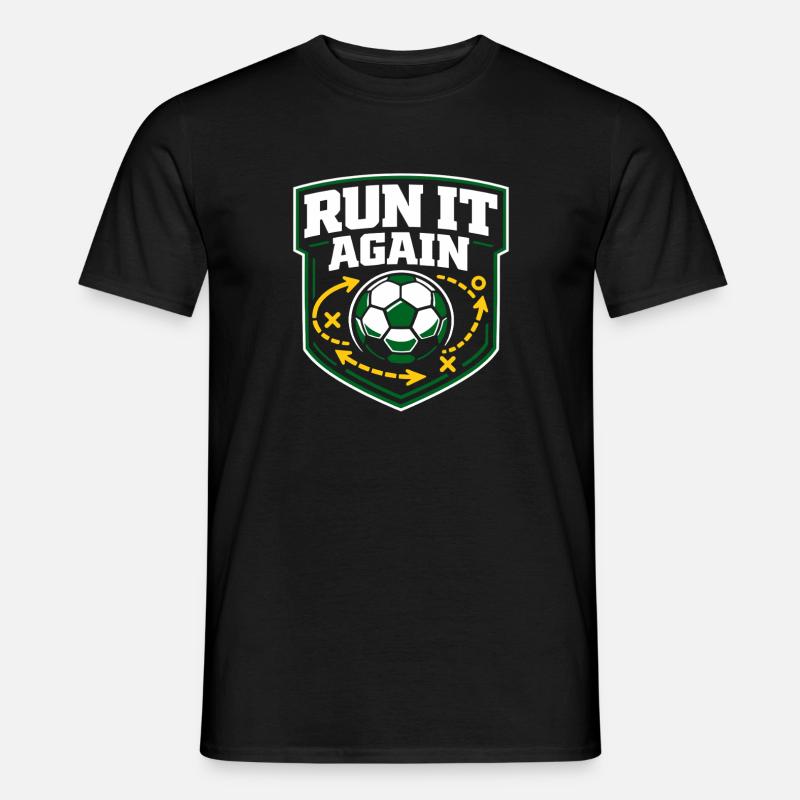 Fußballtraining Jugend-sport-trainer - Männer T-Shirt - Schwarz