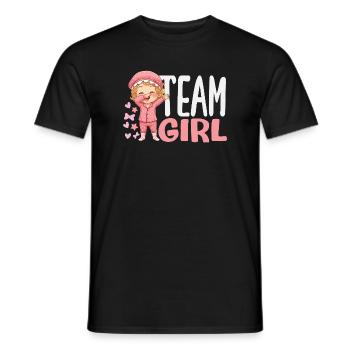 Révélation des pyjamas en équipe des filles - T-shirt homme - noir - Devant - AI Model Male 178 light (178cm)