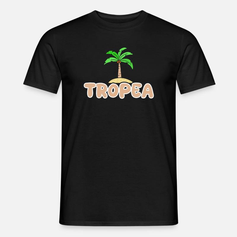Tropea als Urlaub - Männer T-Shirt - Schwarz