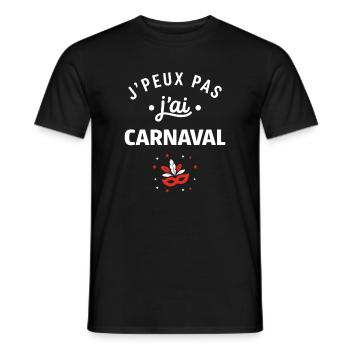 carnival - Men's T-Shirt - black - Front - AI Model Male 178 light (178cm)