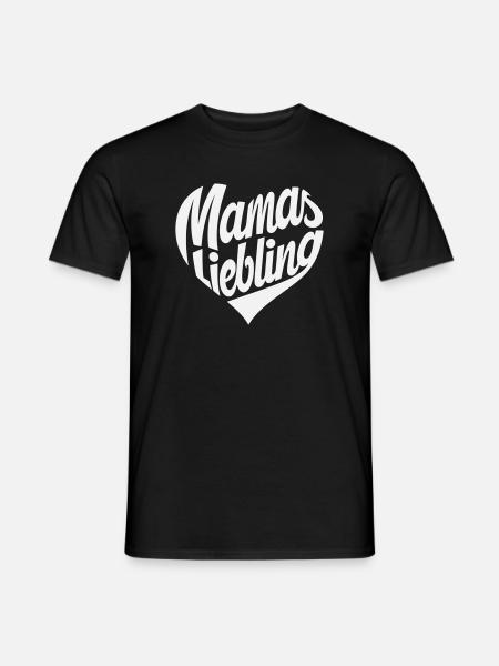 Mom's Favorite Heart Design - Men's T-Shirt - black