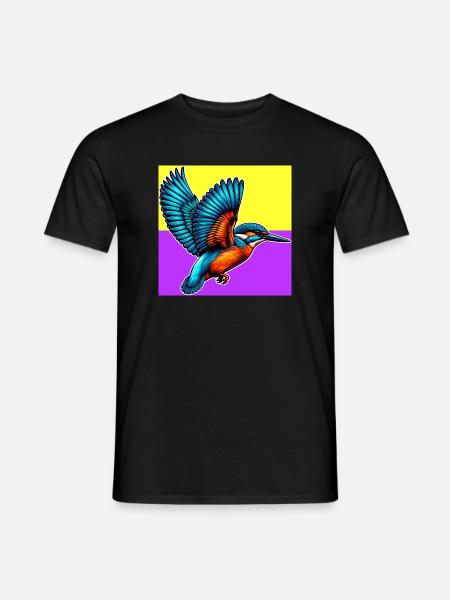 kingfisher - Men's T-Shirt - black