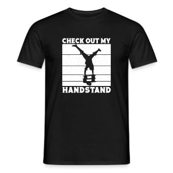Graphisme de cirque Découvrez mon idée cadeau sur le poirier - T-shirt homme - noir - Devant - AI Model Male 178 light (178cm)