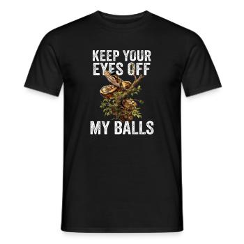 King Python Snakes Lover Terrarium Python - Men's T-Shirt - black - Front - AI Model Male 178 light (178cm)