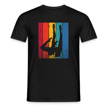 Artistic Swim Team Synchronschwimmen - Männer T-Shirt - Schwarz - Vorne - AI Model Male 178 light (178cm)