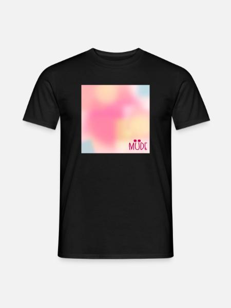 Himmel Stimmung Müde - Männer T-Shirt - Schwarz