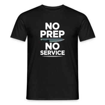 Ligne de préparation cuisine Cuisine Back of House - T-shirt homme - noir - Devant - AI Model Male 178 light (178cm)