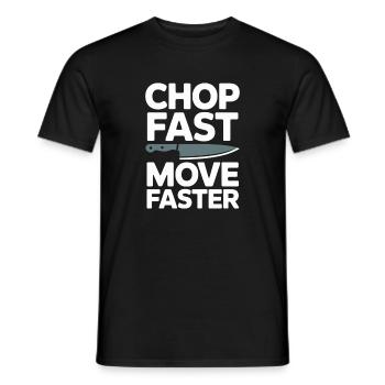 Ligne de préparation cuisine Cuisine Back of House - T-shirt homme - noir - Devant - AI Model Male 178 light (178cm)
