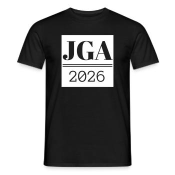 Bachelor Party Shirt - Men's T-Shirt - black - Front - AI Model Male 178 light (178cm)