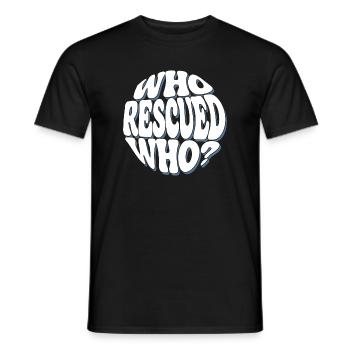 Who Recalled Who? - Men's T-Shirt - black - Front - AI Model Male 178 light (178cm)