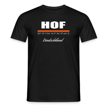 Hof - Männer T-Shirt - Schwarz - Vorne - AI Model Male 178 light (178cm)