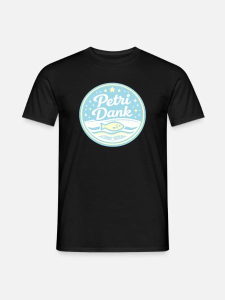 Petri Dank Meerwelle - Männer T-Shirt - Schwarz
