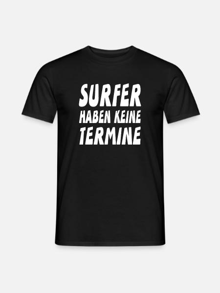 Surfer - Männer T-Shirt - Schwarz