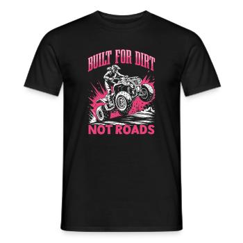 Quad ATV Woman Girl Four Wheeler - Men's T-Shirt - black - Front - AI Model Male 178 light (178cm)