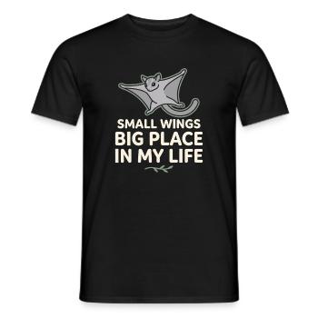 Sugar Glider Mom Exotischer Haustierliebhaber - Männer T-Shirt - Schwarz - Vorne - AI Model Male 178 light (178cm)