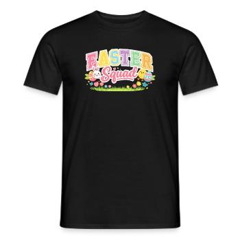 Chasse aux œufs de l’escouade de Pâques - T-shirt homme - noir - Devant - AI Model Male 178 light (178cm)